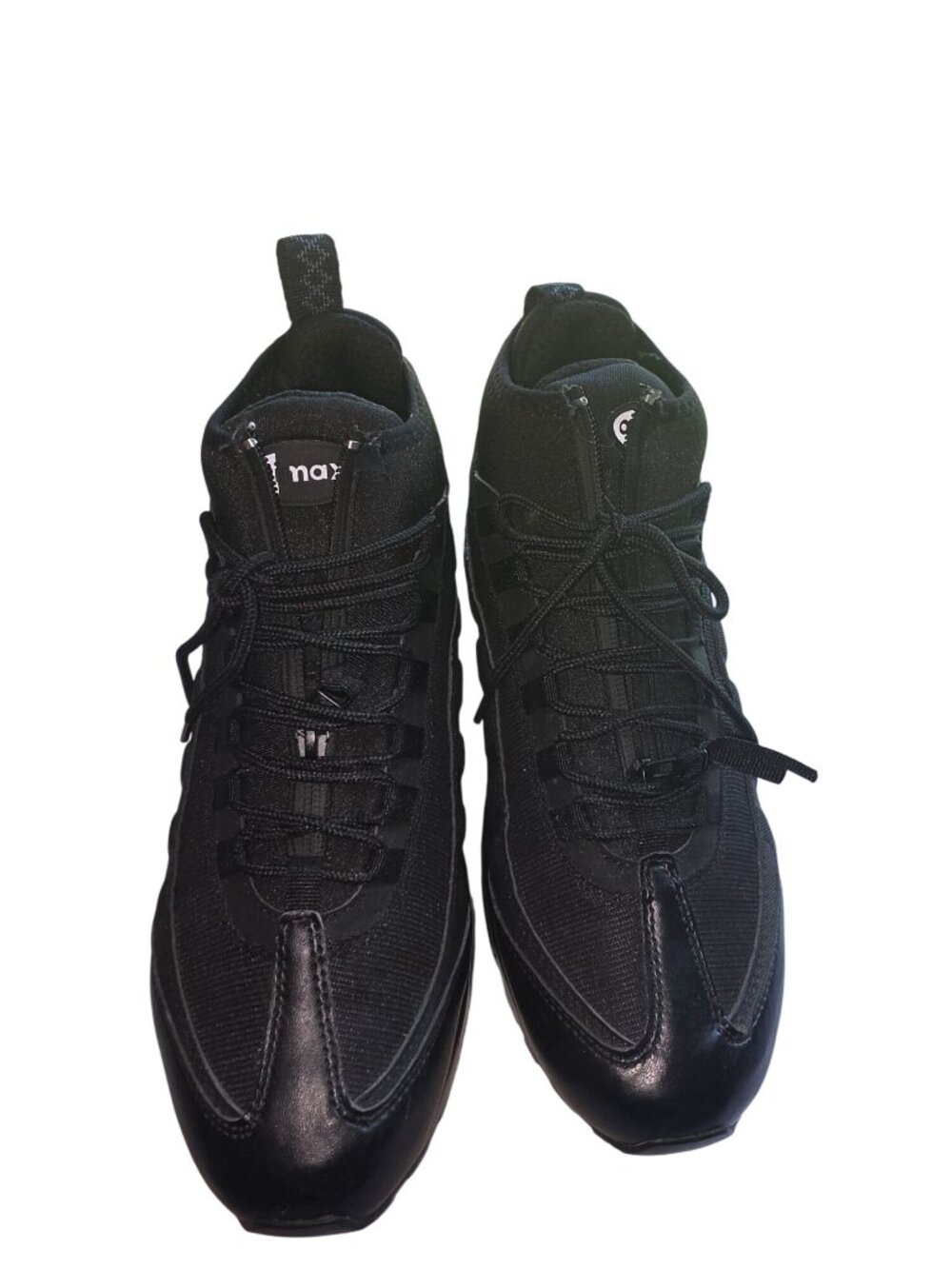 Nike Air Max Mid Sneakers Black Lace-Up Mens Size 11 Athletic Shoes